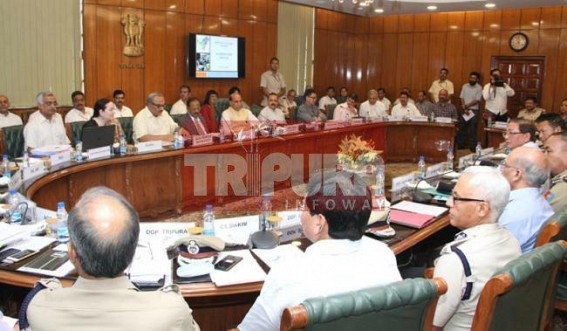 Union Home Minister reviews NE security situation with DGPs, Chief Secretarys of 8 States : Tripura’s porous border fueling drug smuggling, safe corridor for Jihadi outfits : Intelligence agencies on alert Union Home Minister reviews NE security situation with DGPs, Chief Secretarys of 8 States : Tripura’s porous border fueling drug smuggling, safe corridor for Jihadi outfits : Intelligence agencies on alert